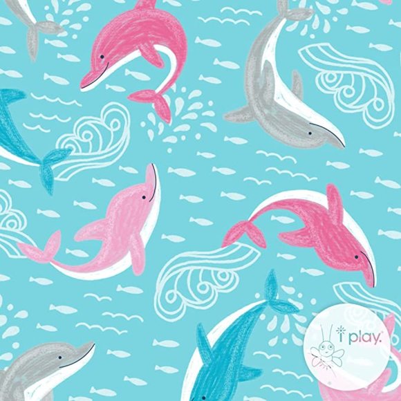 I play. by green sprouts Two Piece Tankini with Snap Reusable Swim Diaper | Bab - Picture 4 of 5